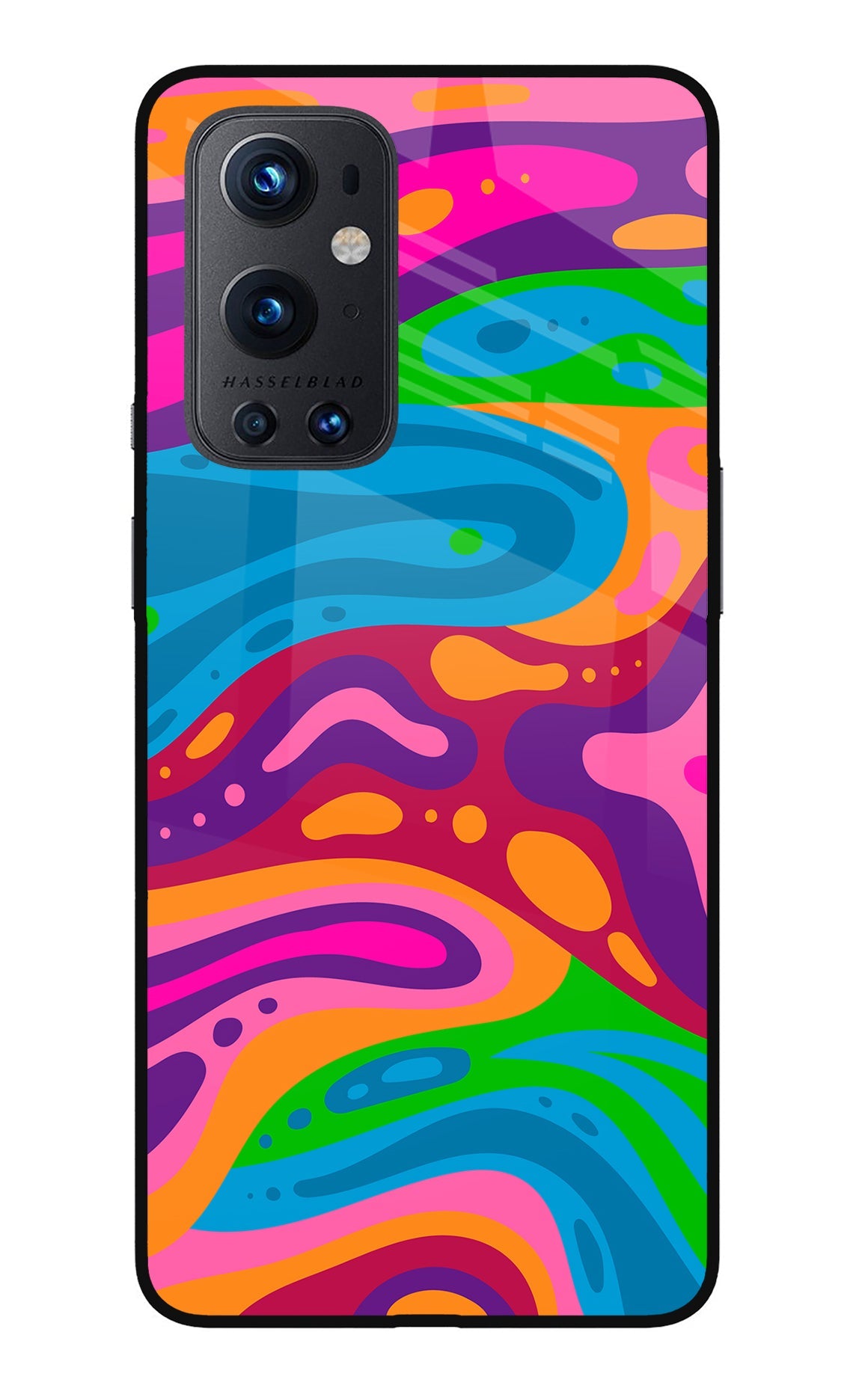 Trippy Pattern Oneplus 9 Pro Back Cover