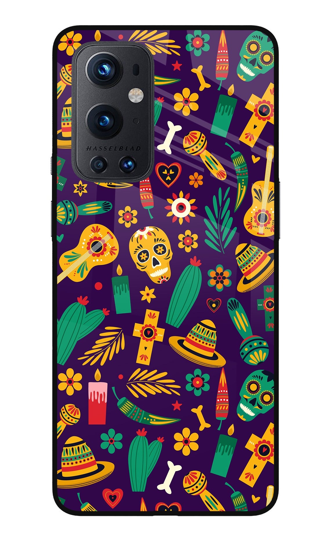 Mexican Artwork Oneplus 9 Pro Glass Case