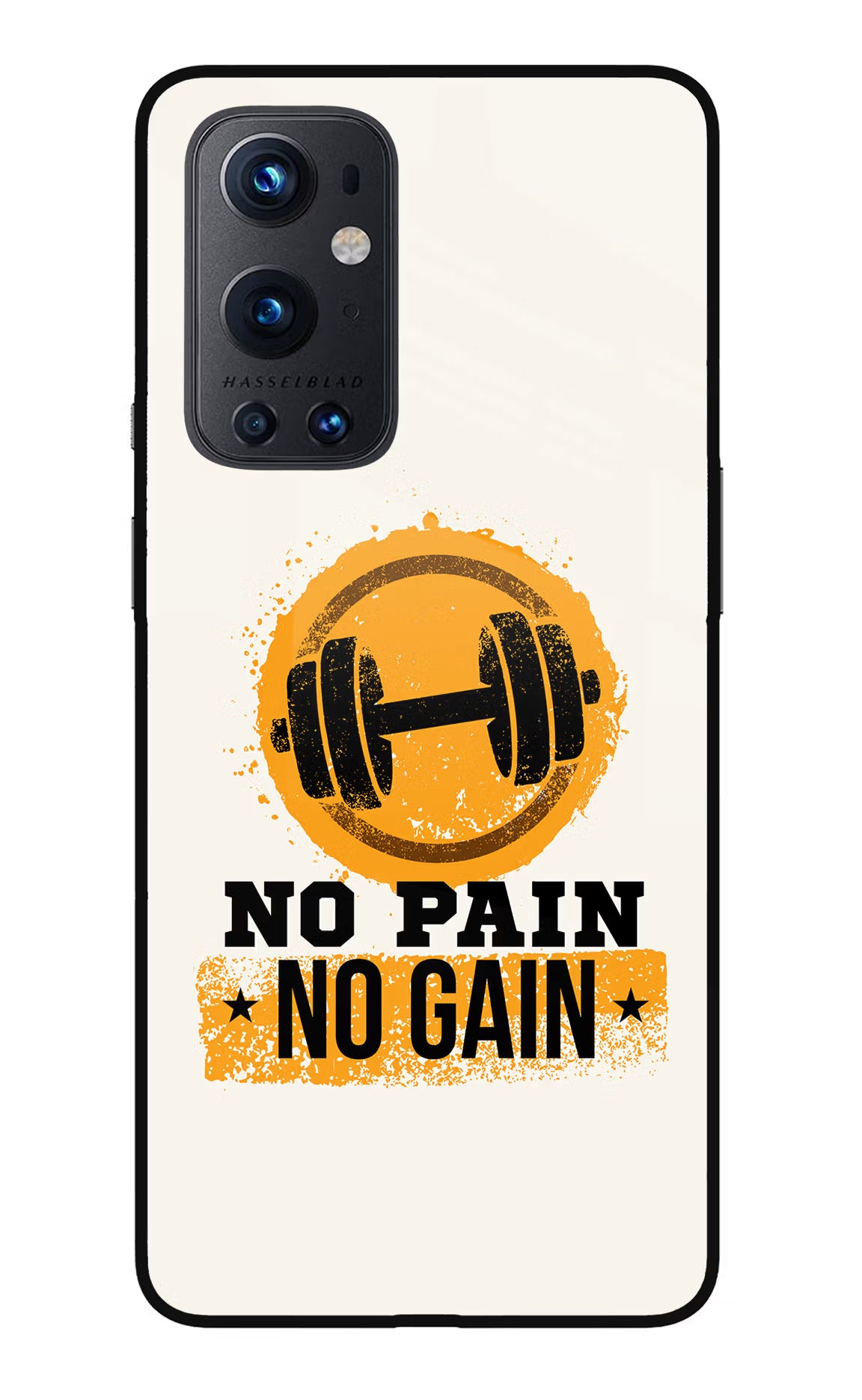 No Pain No Gain Oneplus 9 Pro Glass Case