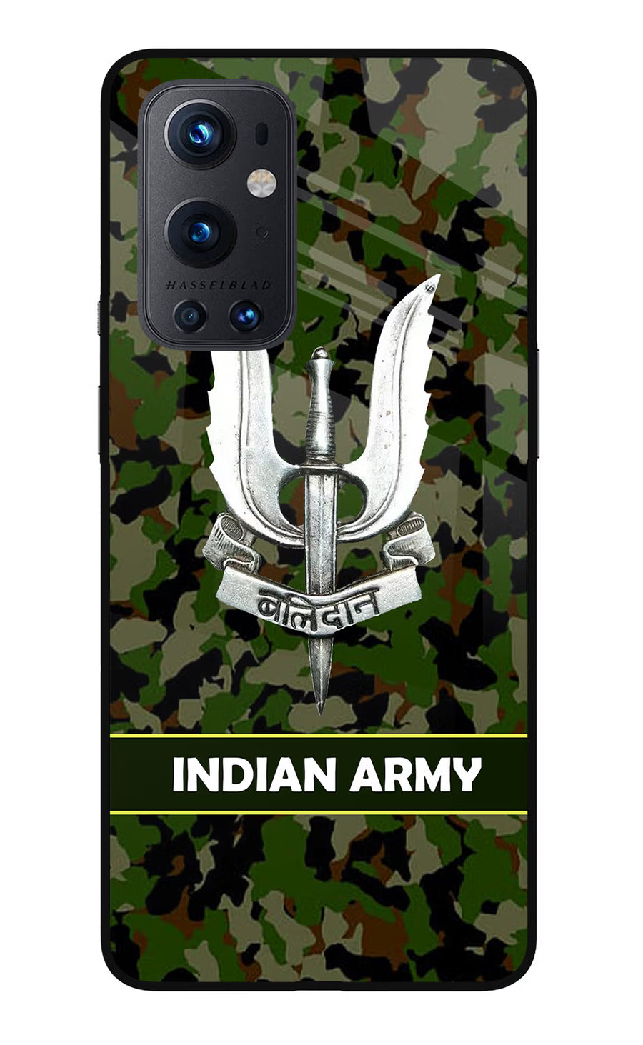 Balidan Indian Logo Oneplus 9 Pro Back Cover, Glass case