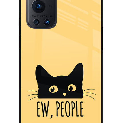 Ew People Catitude Oneplus 9 Pro Glass Case