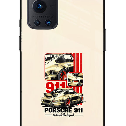 Classic Porsche 911 Oneplus 9 Pro Glass Case