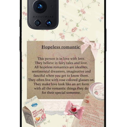 Hopeless Romantic Oneplus 9 Pro Glass Case