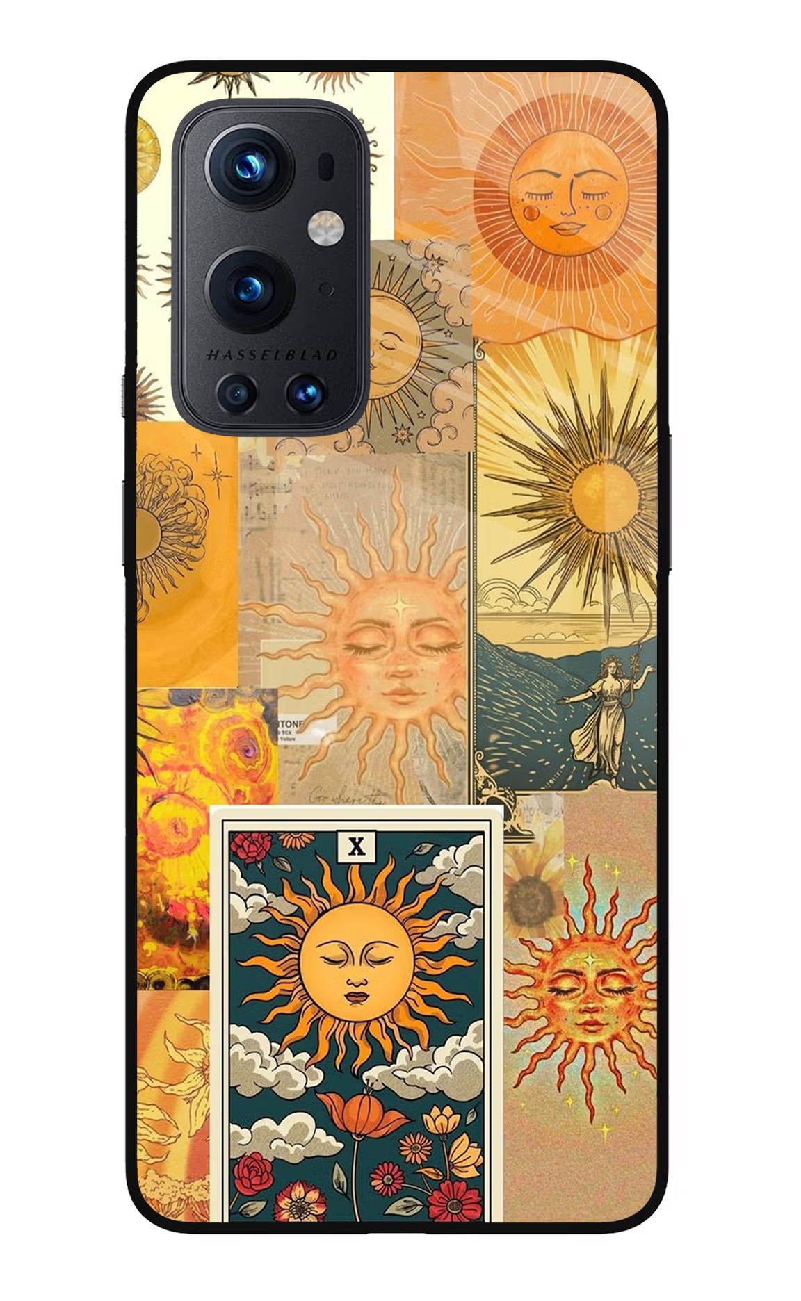 Sun Oneplus 9 Pro Glass Case Back Cover by Casekaro
