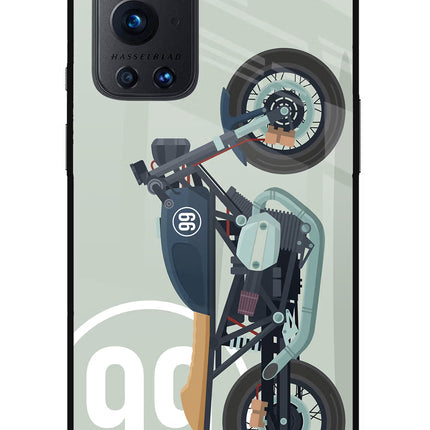 Classic Cafe Racer 99 Oneplus 9 Pro Glass Case