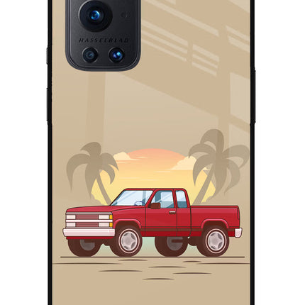Desert Classic Drive Oneplus 9 Pro Glass Case
