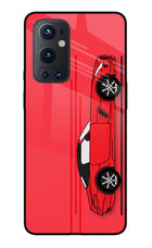 Red Velocity Oneplus 9 Pro Glass Case