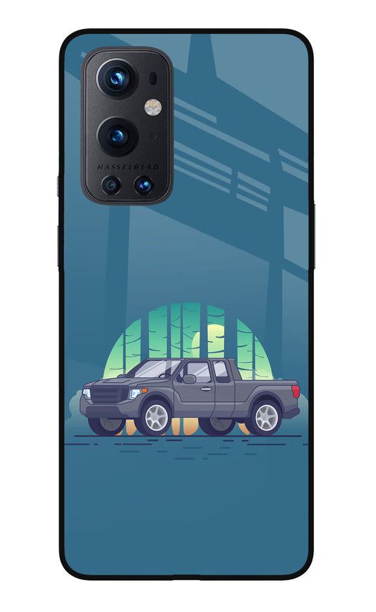 Retro Garage Vibe Oneplus 9 Pro Glass Case