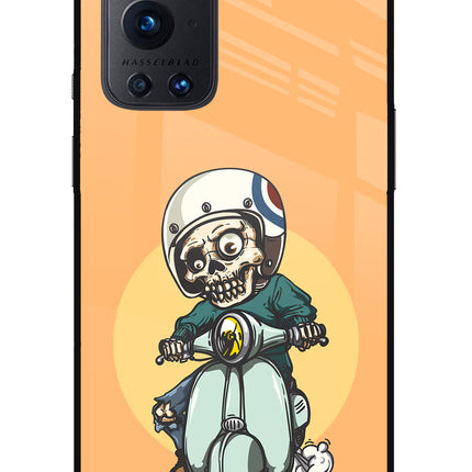 Undead Biker Oneplus 9 Pro Glass Case