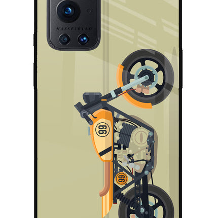 Vertical Speedster Oneplus 9 Pro Glass Case