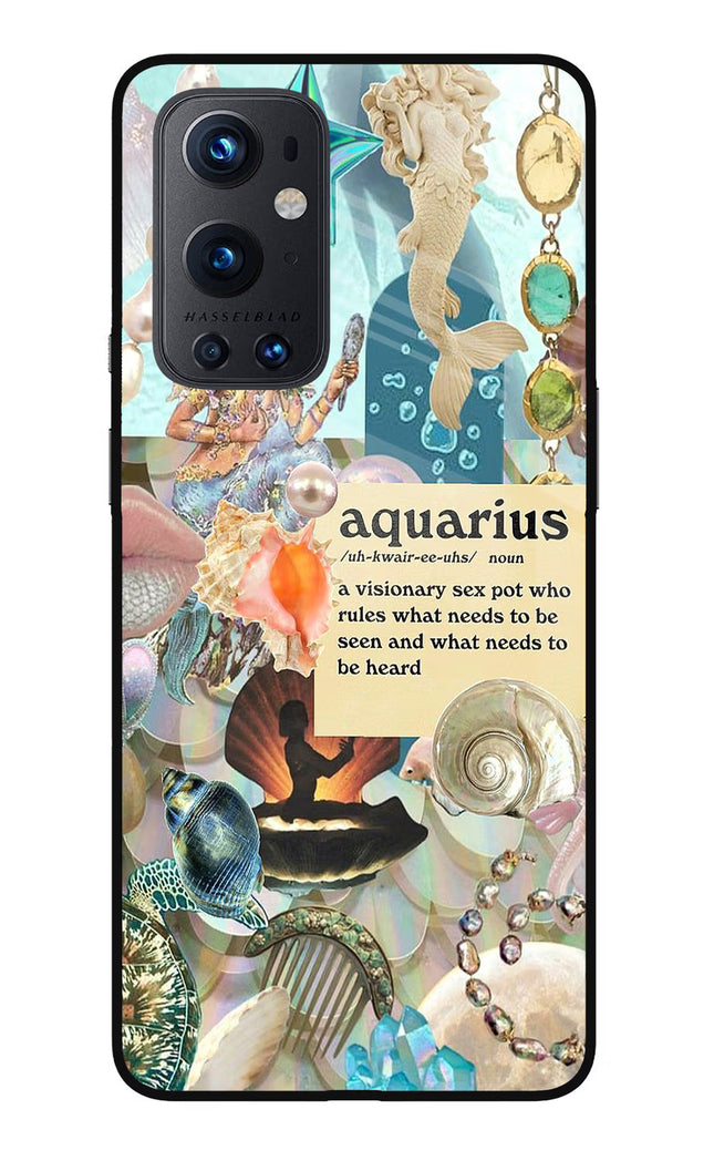 Aquarius Zodiac Oneplus 9 Pro Glass Case