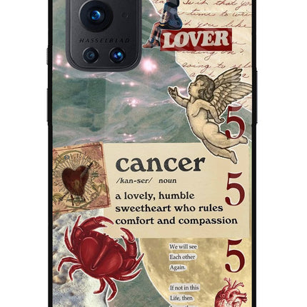Cancer Zodiac Oneplus 9 Pro Glass Case