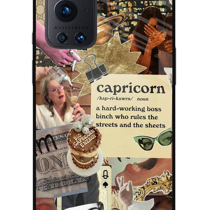 Capricorn Zodiac Oneplus 9 Pro Glass Case