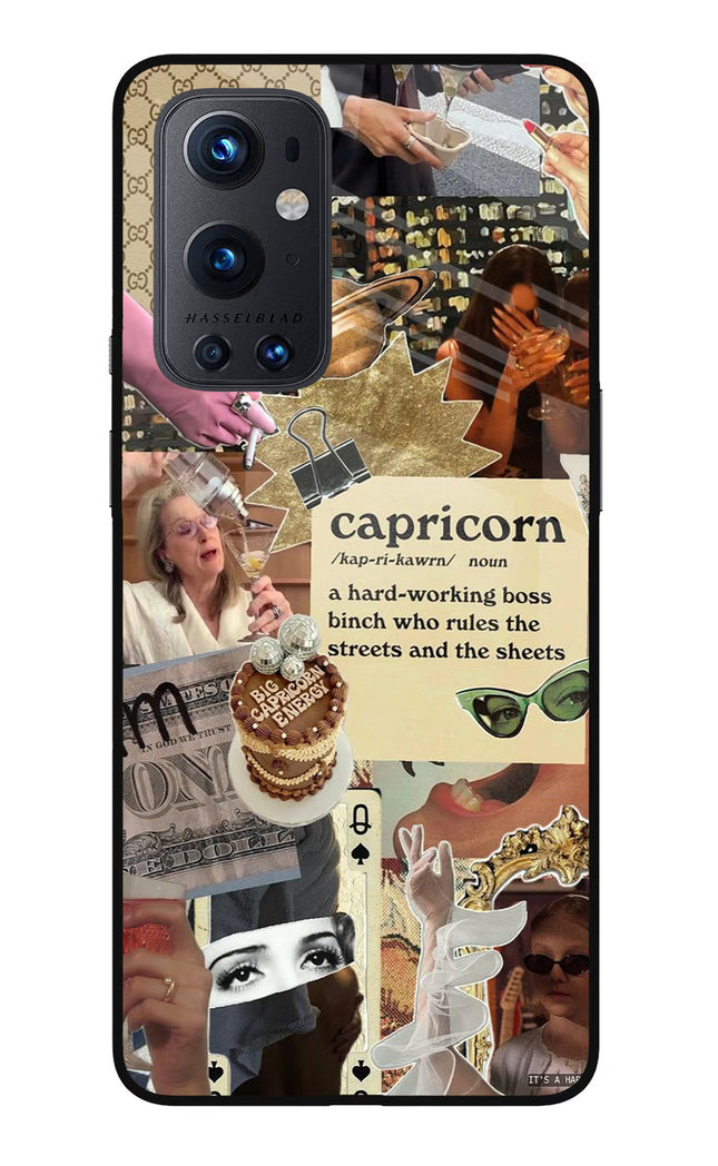 Capricorn Zodiac Oneplus 9 Pro Glass Case