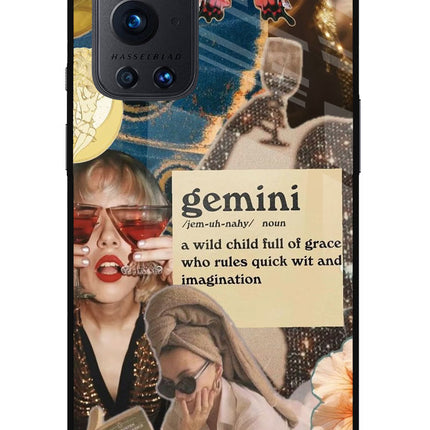 Gemini Zodiac Oneplus 9 Pro Glass Case