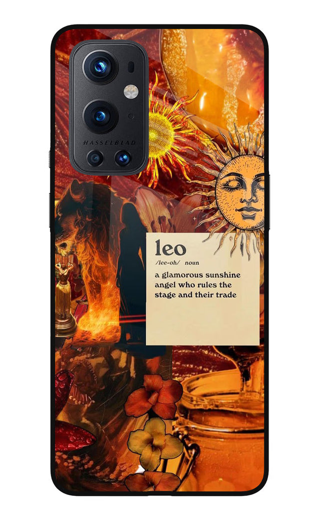 Leo Zodiac Oneplus 9 Pro Glass Case
