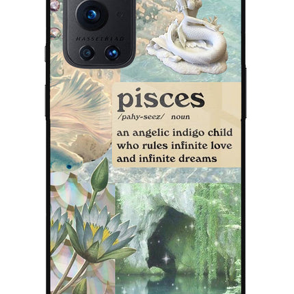 Pisces Zodiac Oneplus 9 Pro Glass Case