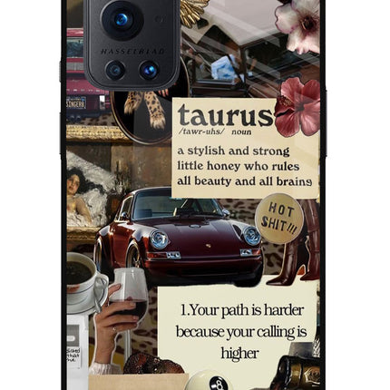 Taurus Zodiac Oneplus 9 Pro Glass Case