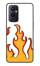 Fired Up – White Oneplus 9 Pro Glass Case