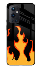Fired Up – Black Oneplus 9 Pro Glass Case