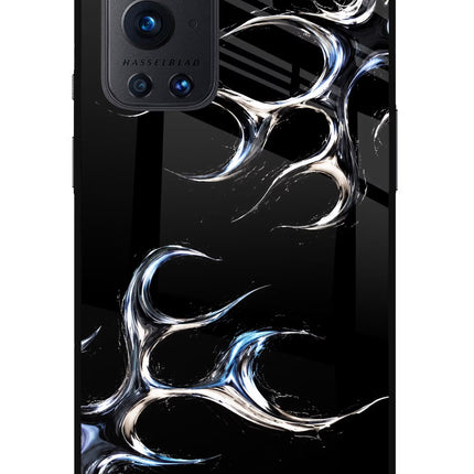 Chrome Tribal Oneplus 9 Pro Glass Case