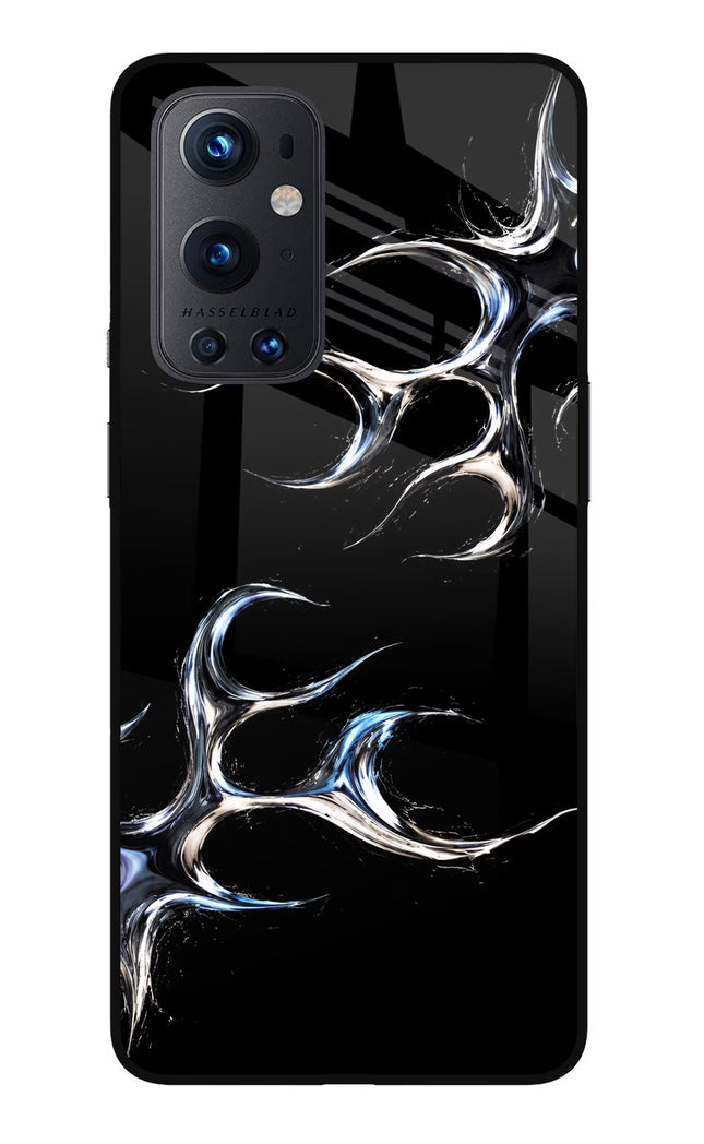 Chrome Tribal Oneplus 9 Pro Glass Case