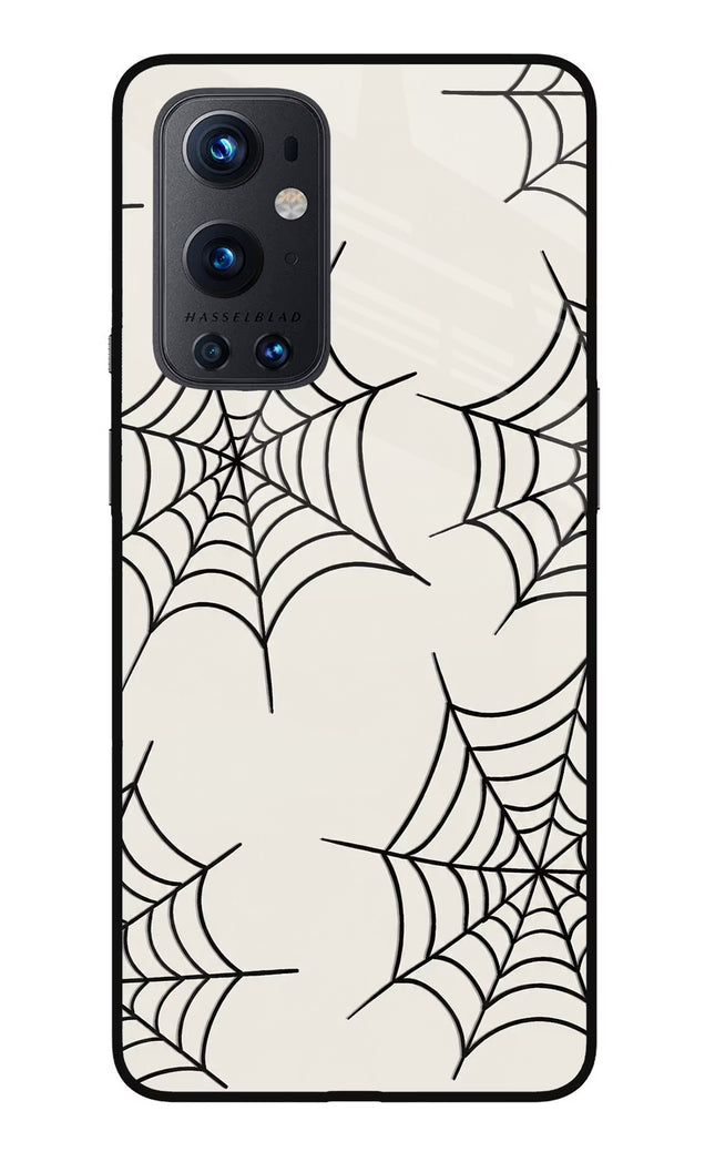 Spider Web Oneplus 9 Pro Glass Case