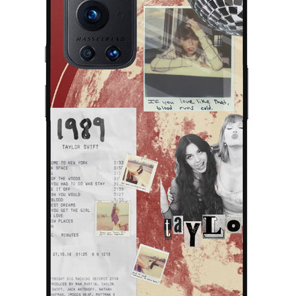 Taylor Swift Oneplus 9 Pro Glass Case Back Cover by Casekaro