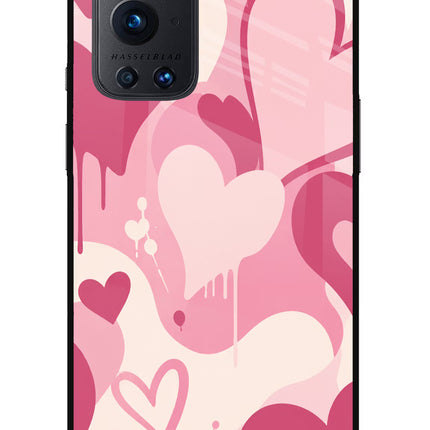 Hearty case Oneplus 9 Pro Glass Case