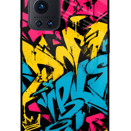 Graffiti Vibe Oneplus 9 Pro Glass Case
