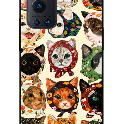 Cool Cat Oneplus 9 Pro Glass Case