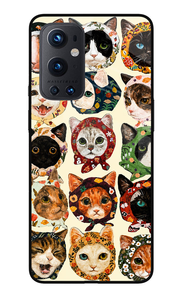 Cool Cat Oneplus 9 Pro Glass Case