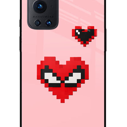 Gwen Heart Oneplus 9 Pro Glass Case Back Cover by Casekaro