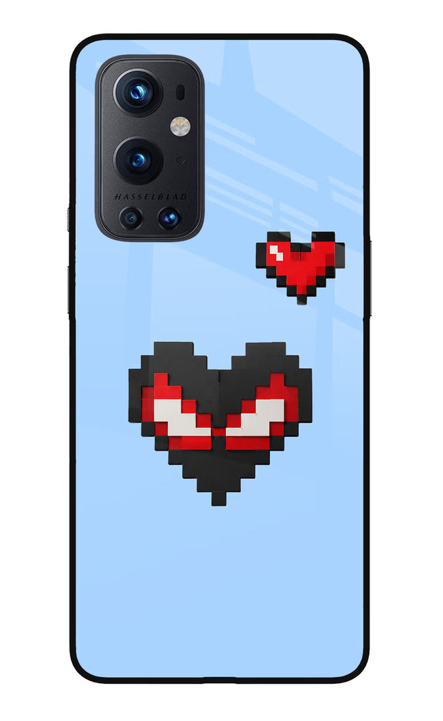 Peter Heart Oneplus 9 Pro Glass Case