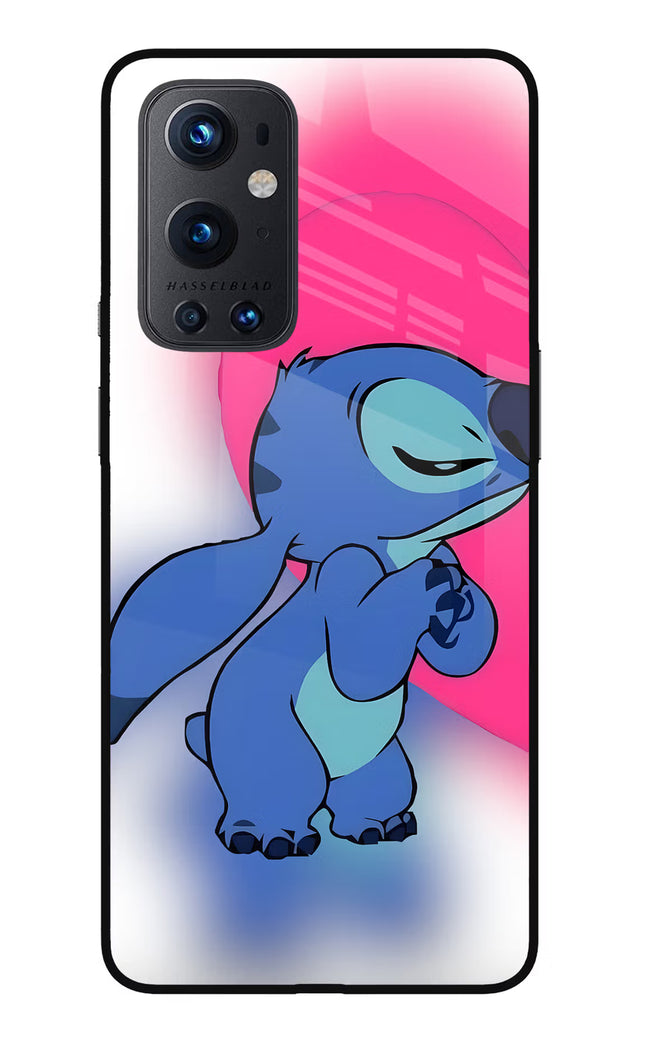 Stitch Hug Oneplus 9 Pro Glass Case