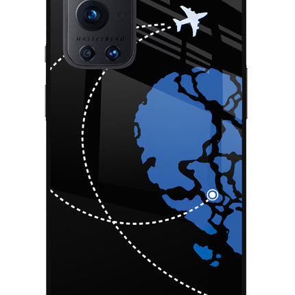 Love Orbit Oneplus 9 Pro Glass Case Back Cover by Casekaro