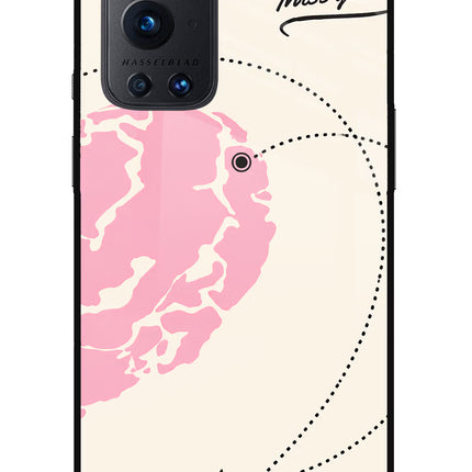 Miss Orbit Oneplus 9 Pro Glass Case Back Cover by Casekaro
