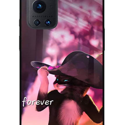 Forever Cat Oneplus 9 Pro Glass Case