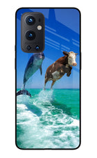 Dolphin vs Cow Oneplus 9 Pro Glass Case