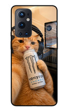 Gamer Cat Energy Oneplus 9 Pro Glass Case