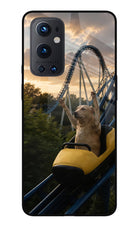 Rollercoaster Dog Oneplus 9 Pro Glass Case