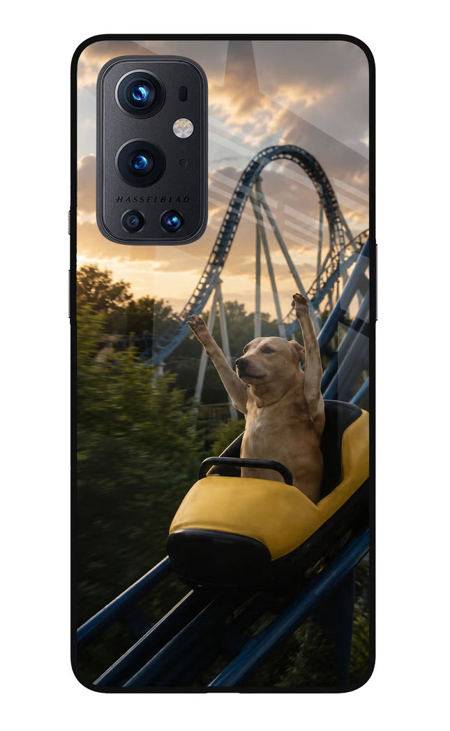 Rollercoaster Dog Oneplus 9 Pro Glass Case