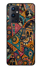 Folk Print Oneplus 9 Pro Glass Case