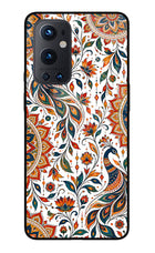 White Mayura Oneplus 9 Pro Glass Case