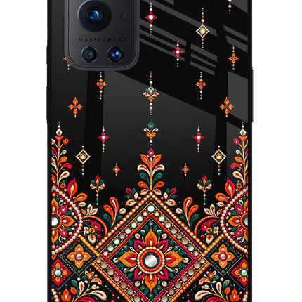 Noir Mehfil Oneplus 9 Pro Glass Case