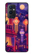 Lantern Lane Oneplus 9 Pro Glass Case Back Cover by Casekaro