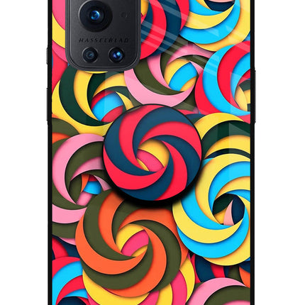 Spiral Pattern Oneplus 9 Pro Pop Case by Casekaro