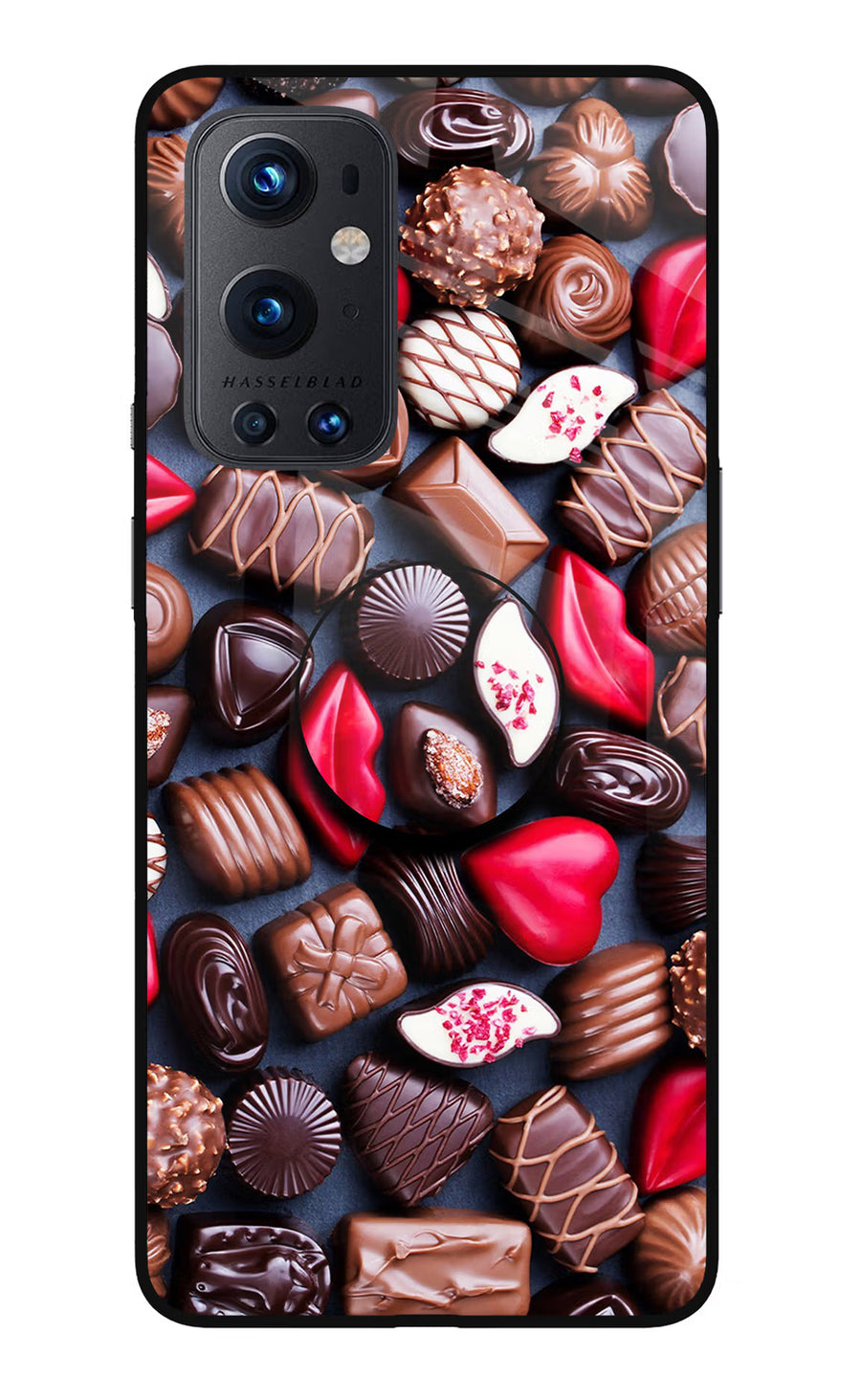 Chocolates Oneplus 9 Pro Pop Case, Glass case