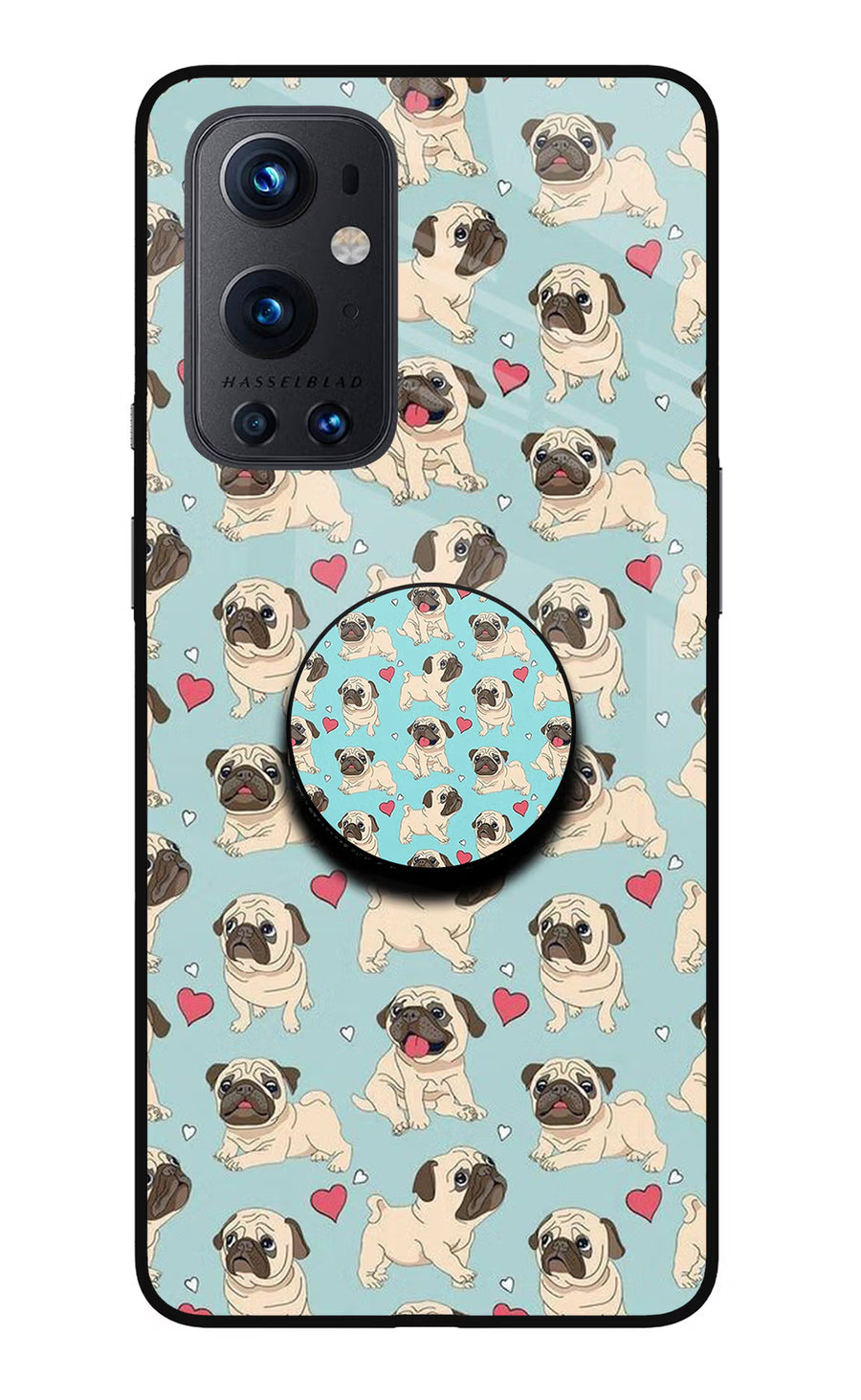 Pug Dog Oneplus 9 Pro Pop Case, Glass case