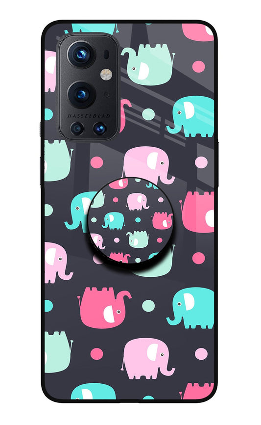 Baby Elephants Oneplus 9 Pro Glass Case